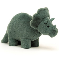 Jellycat knuffel dino Fossilly Triceratops