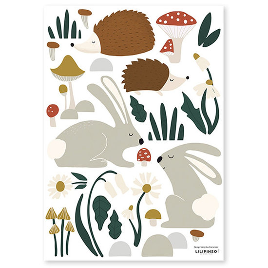 Lilipinso Lilipinso muurstickers Forest Animals