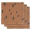 Jollein Jollein hydrofiel monddoekje Spot Caramel 3pack