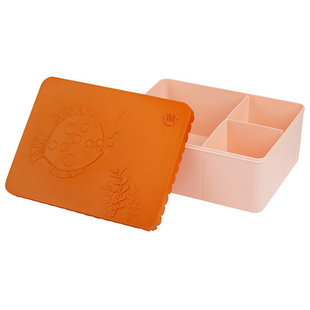 Boîte à lunch poisson orange-rose clair - Blafre