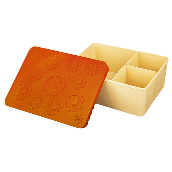 Blafre Lunch box flowers orange-light yellow - Blafre