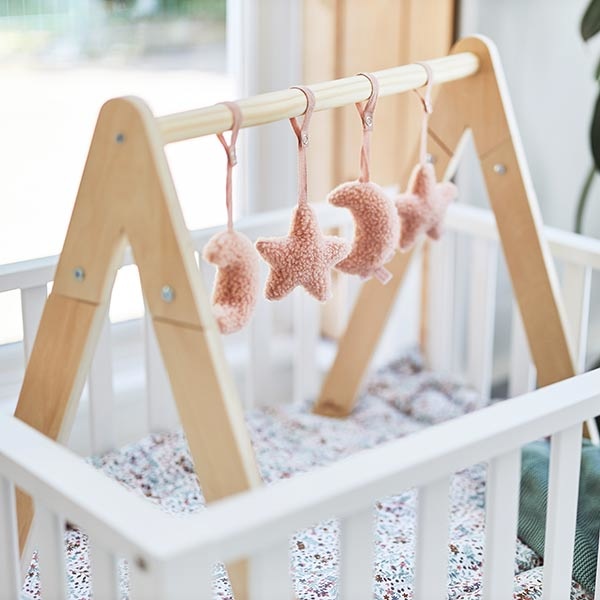 Jollein Jouets Portique Bebe Moon Pale Pink Little Thingz