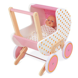 Janod poppenwagen Candy Chic