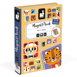 Janod Magnetbuch Mix & Match 80T 3-8Jahre