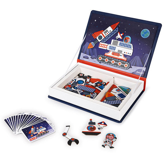 Janod Janod Magnetic Book Cosmos 70pcs 3-8yrs