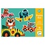 Djeco Djeco puzzel duo racewagens 10x 2st