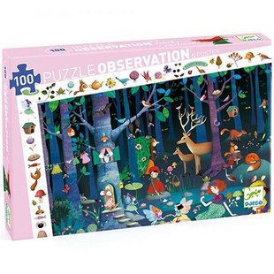 Djeco observation puzzle enchanted forest +5y 100p