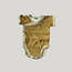 Susukoshi Susukoshi teddy Kimono bodysuit romper Antique Brass