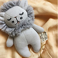 Konges Slojd Hochet Mini Lion grey - Konges Slojd