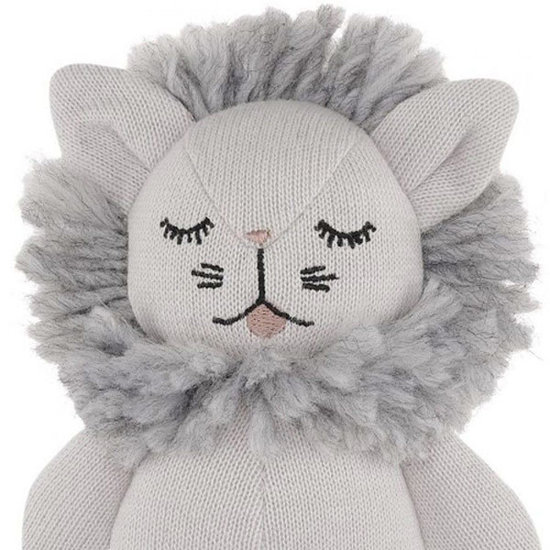 Konges Slojd Rattle Mini Lion grey - Konges Slojd