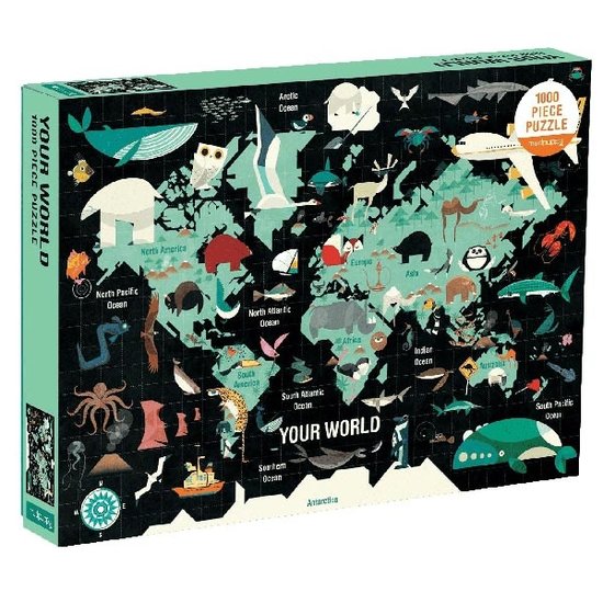 Mudpuppy Mudpuppy puzzle Your world 1000 pieces