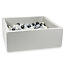 Moje Ball pit light grey 110x110x40cm incl. balls - Moje