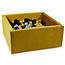 Moje Ball pit velvet gold 90x90x40cm incl. balls - Moje