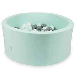 Ball pit mint 90x40cm incl. balls - Moje