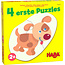 Haba Haba 4 eerste puzzels - Jonge dieren