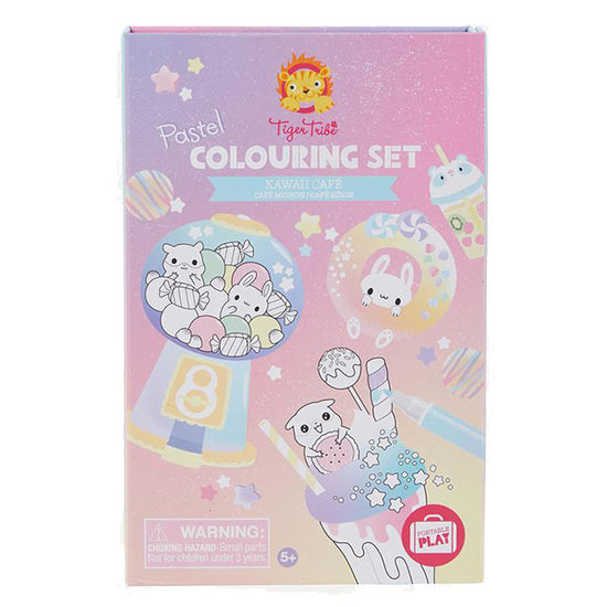 Tiger Tribe Tiger Tribe pastel colouring set Kawaii Cafe