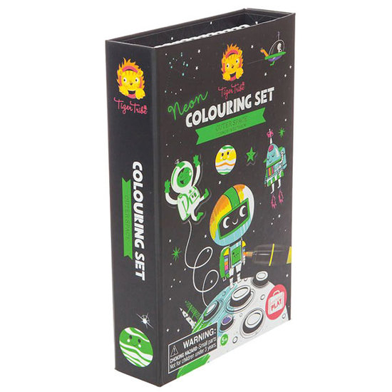 Tiger Tribe Tiger Tribe Neon Ausmalset Outer Space