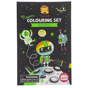 Tiger Tribe Neon coloring set Outer Space