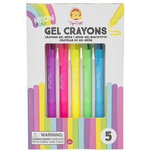 Tiger Tribe gel crayons Neon 5pcs