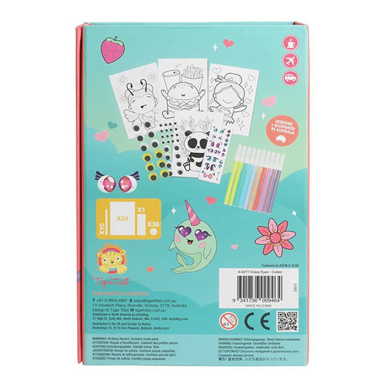 Tiger Tribe Tiger Tribe set créatif Crazy Eyes Cuties