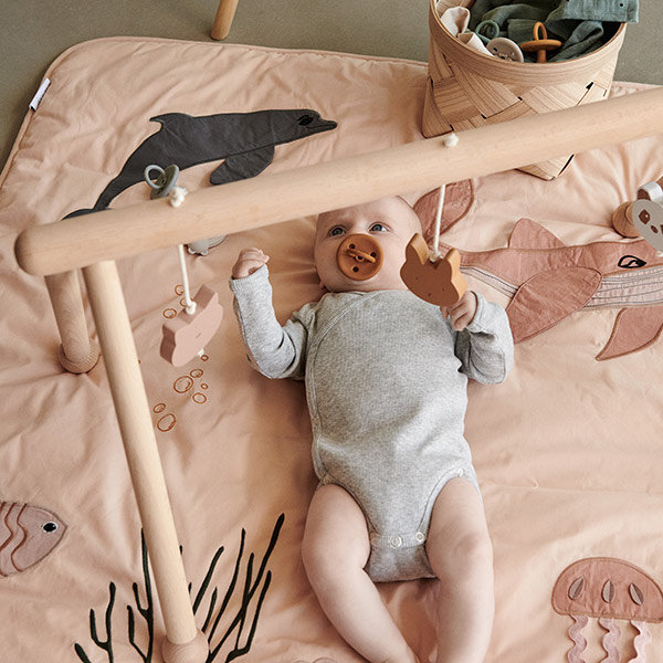 Liewood Glenn Tapis De Jeu Bebe Sea Creature Rose Mix Little Thingz