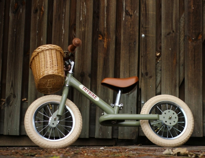 Houten loopfiets die meegroeit met je kind - Wishbone Bike |