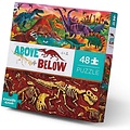 Crocodile Creek Crocodile Creek | Above + Below Puzzle 48 Pieces - The World Of Dinosaurs