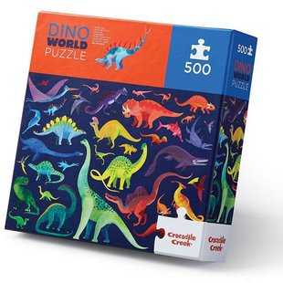 Crocodile Creek puzzle Dino World 500 pieces