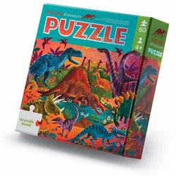 Crocodile Creek Foil Puzzle Dazzling Dinos