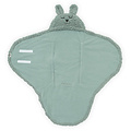Jollein Jollein wikkeldeken Bunny Ash green