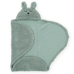 Jollein Wickeldecke Bunny Ash green