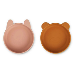 Liewood Vanessa Schalen 2St Dark rose mustard