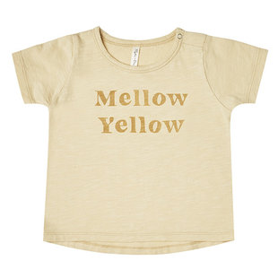 Rylee & Cru Basic Kurzarm T-Shirt Mellow Yellow