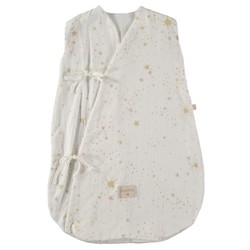 Nobodinoz Dreamy zomerslaapzak Gold Stella White