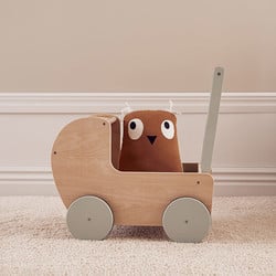 Kids Concept doll pram natural