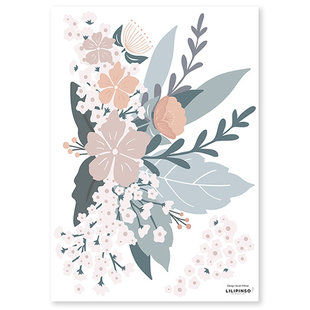 Lilipinso wall stickers Adèle Flower composition