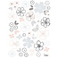 Lilipinso Lilipinso muurstickers Pink and Blue Flowers