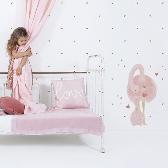 Lilipinso Lilipinso muursticker Coquette XL Mom & BB Ostriche