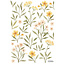 Lilipinso Lilipinso muurstickers Oh Deer Orange and yellow flowers