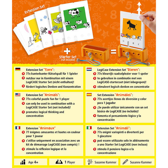 Haba Haba LogiCASE Expansion Set – Animals 4+