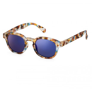 Izipizi zonnebril Junior #C 5-10jr - Blue Tortoise Mirror