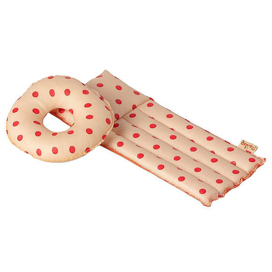 Maileg Maileg luchtmatras Mouse - Red dot