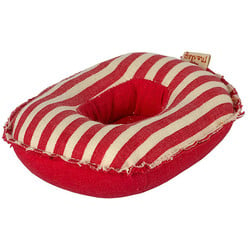 Maileg rubberboot Small Mouse - Red Stripe