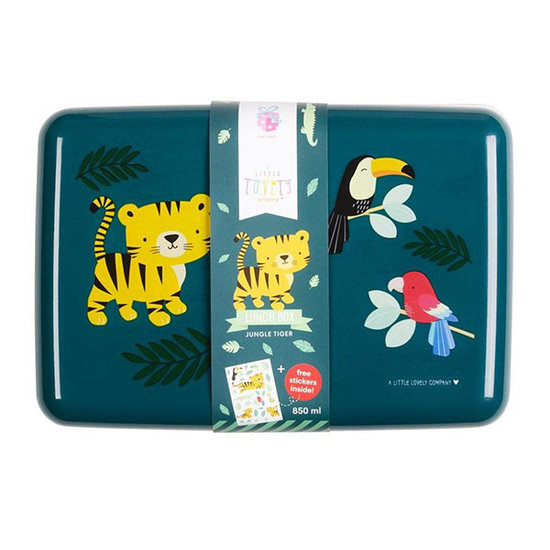 A Little Lovely Company A Little Lovely Company lunch box Jungle tiger