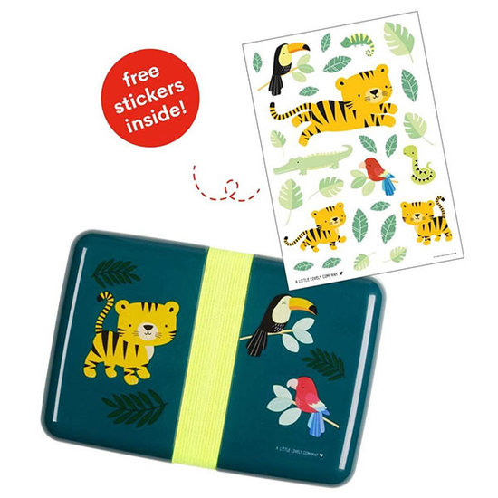 A Little Lovely Company Boîte à lunch Tigre de la jungle - A Little Lovely Company