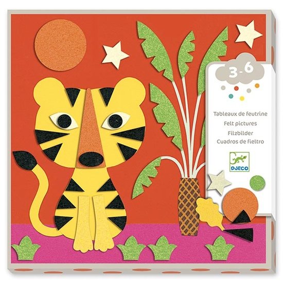 Djeco Djeco craft set felt collages Sweet Nature