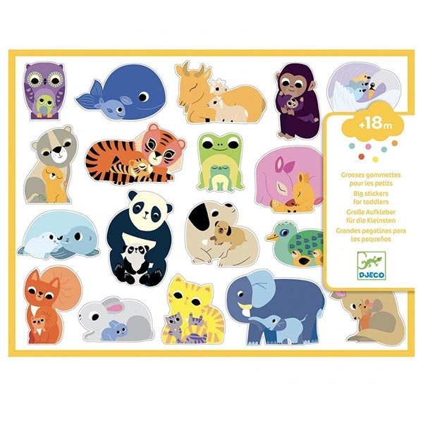 Djeco Djeco Stickers Gommettes Maman Et Bebe 1pcs Little Thingz