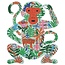 Djeco Djeco puzzle art monkey 350 pieces