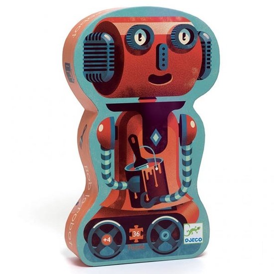 Djeco Djeco Puzzle Bob den Roboter 36-Teilig