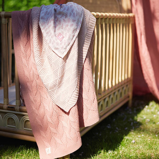 Jollein Jollein blanket 75x100cm Spring knit ivory